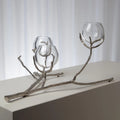 Twig 3 Vase Holder-Nickel