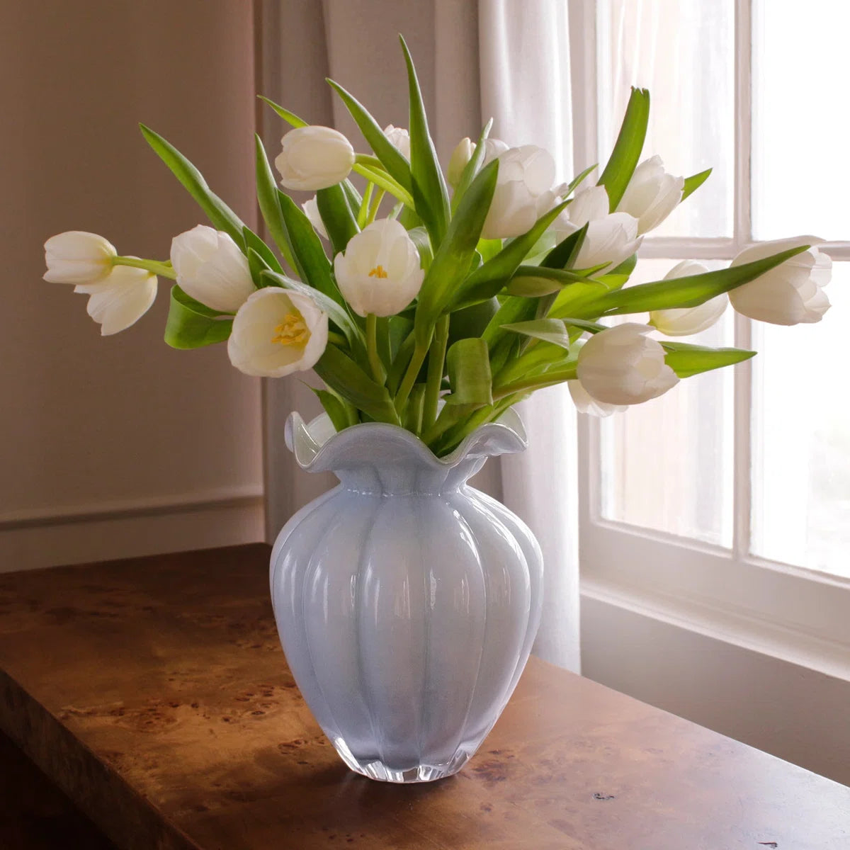 Glass Petal Large Vase
